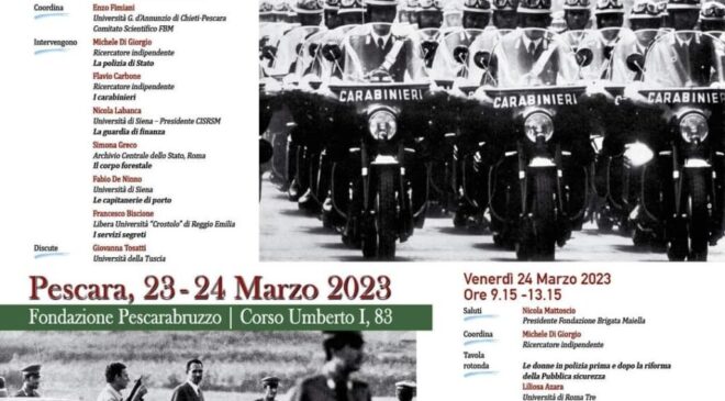 Convegno nazionale di studi: Le Polizie nell’Italia Repubblicana