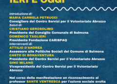 CSV Abruzzo: Valori e volti del volontariato ieri e oggi