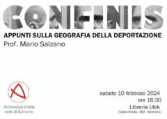 Conferenza “Confinis. Appunti sulla geografia della deportazione” presso Libreria Ubik Sulmona