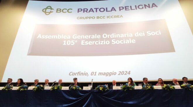 BCC PRATOLA: ASSEMBLEA GENERALE DEI SOCI -1° MAGGIO 2024